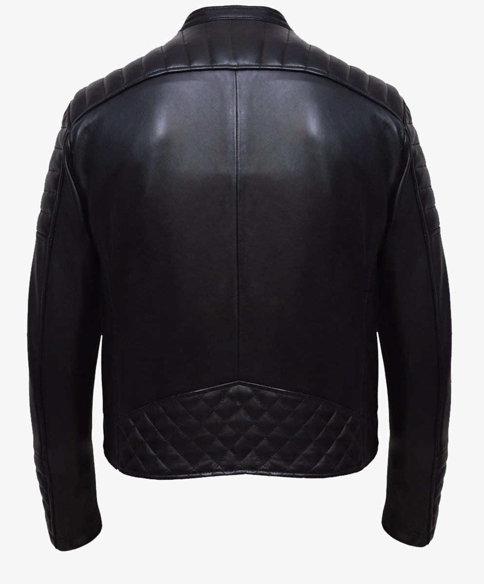 LEATHER BIKER JACKET - RICA Mens Motorcycle Jackets My Store