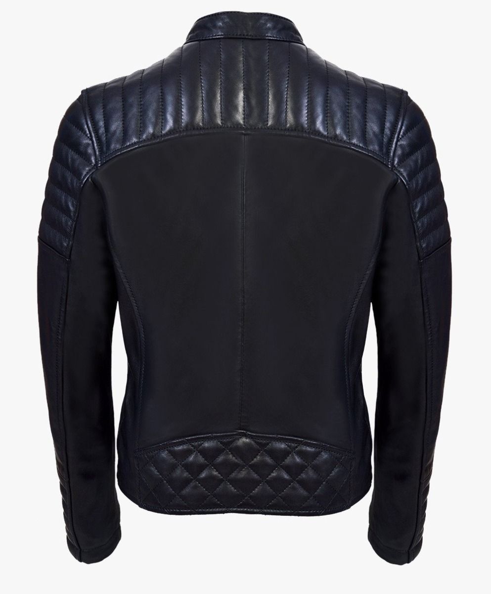 LEATHER BIKER JACKET JUNIOR - RICA Boys Jackets My Store
