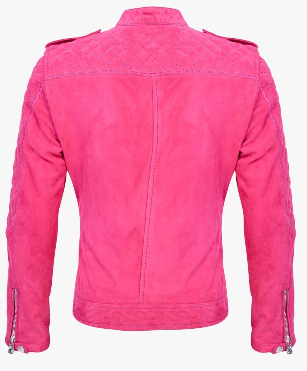 SUEDE LEATHER JACKET CANDY - RICA GIRLS JUNIOR My Store